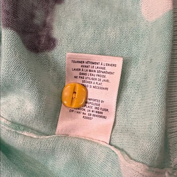 Anthropologie - Guilana Leila Mint Green Road Rage Cardigan - Picture 10 of 10